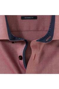 OLYMP Luxor Modern Fit Hemd rot, Einfarbig