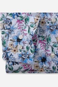 OLYMP Luxor Modern Fit Hemd weiss, Bedruckt