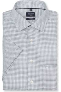 OLYMP Luxor Modern Fit Hemd grün, Faux-uni