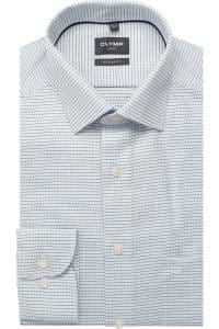 OLYMP Luxor Modern Fit Hemd blau, Kariert