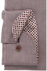 OLYMP Luxor Modern Fit Hemd bordeaux, Faux-uni