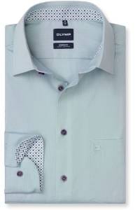 OLYMP Luxor Modern Fit Hemd grün, Faux-uni