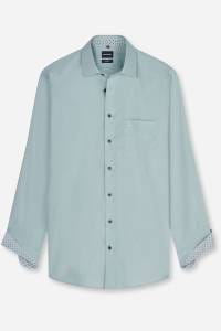 OLYMP Luxor Modern Fit Hemd grün, Faux-uni