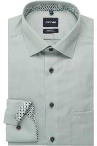 OLYMP Luxor Modern Fit Hemd grün, Faux-uni