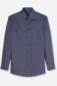 OLYMP Luxor Modern Fit Hemd marine, Bedruckt