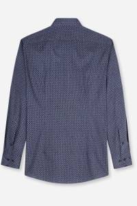 OLYMP Luxor Modern Fit Hemd marine, Bedruckt