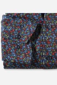 OLYMP Luxor Modern Fit Hemd rot, Bedruckt