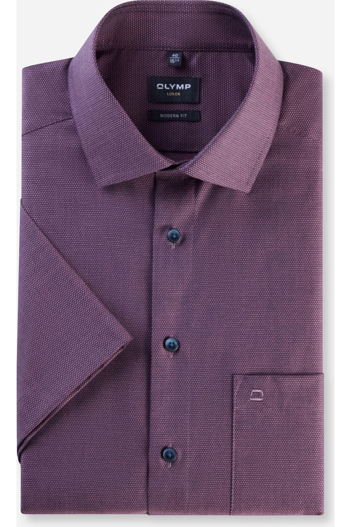 OLYMP Luxor Modern Fit Hemd pink, Einfarbig