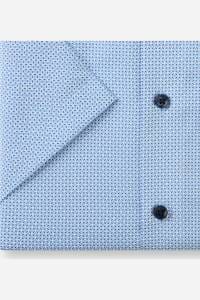 OLYMP Luxor Modern Fit Hemd bleu, Bedruckt
