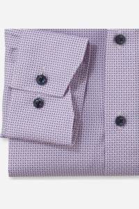 OLYMP Luxor Modern Fit Hemd rose, Bedruckt