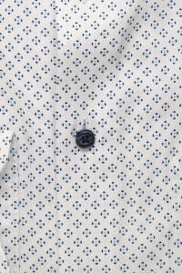OLYMP Luxor Modern Fit Hemd weiss, Bedruckt