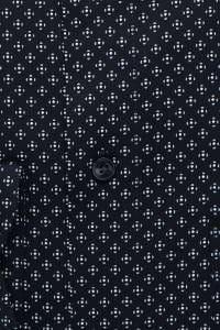 OLYMP Luxor Modern Fit Hemd marine, Bedruckt