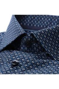 OLYMP Luxor Modern Fit Hemd marine, Gemustert