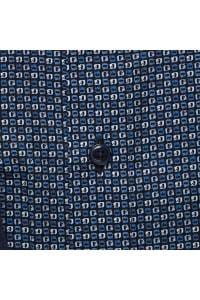 OLYMP Luxor Modern Fit Hemd marine, Gemustert