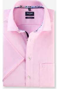 OLYMP Luxor Modern Fit Hemd pink, Faux-uni