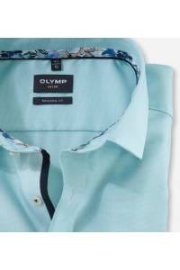 OLYMP Luxor Modern Fit Hemd mint, Faux-uni