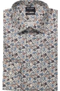 OLYMP Luxor Modern Fit Hemd weiss, Bedruckt