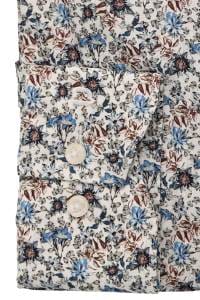 OLYMP Luxor Modern Fit Hemd weiss, Bedruckt
