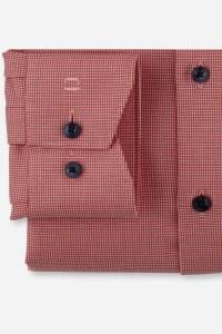 OLYMP Luxor Performance Climate Control Modern Fit Hemd ziegelrot, Faux-uni
