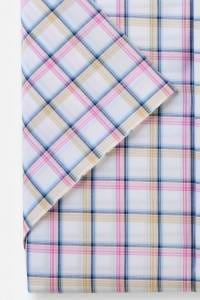 OLYMP Luxor Modern Fit Hemd pink, Kariert