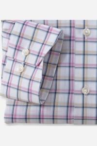 OLYMP Luxor Modern Fit Hemd pink, Kariert