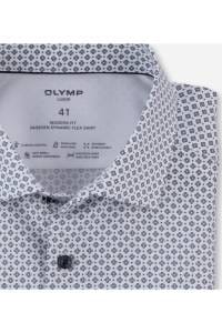 OLYMP Luxor Performance Climate Control Modern Fit Hemd marine, Bedruckt