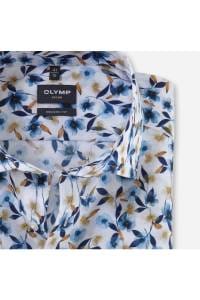 OLYMP Luxor Modern Fit Hemd weiss, Bedruckt