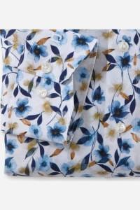 OLYMP Luxor Modern Fit Hemd weiss, Bedruckt