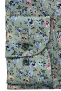 OLYMP Luxor Modern Fit Hemd hellgrün, Blumen