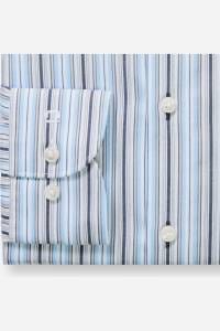 OLYMP Luxor Modern Fit Hemd bleu, Gestreift