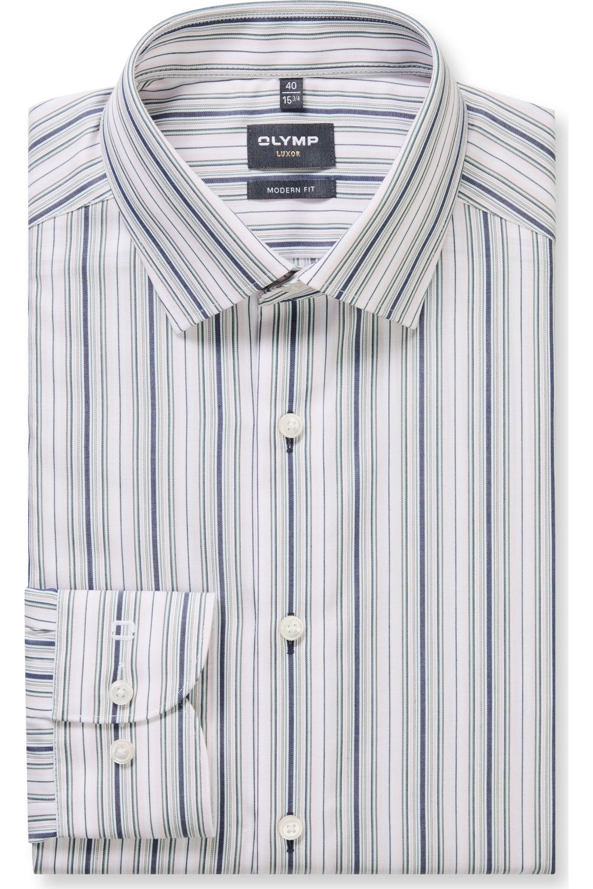 OLYMP Luxor Modern Fit Hemd hellrose, Gestreift