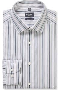 OLYMP Luxor Modern Fit Hemd hellrose, Gestreift