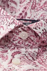 OLYMP Luxor Modern Fit Hemd rot, Bedruckt