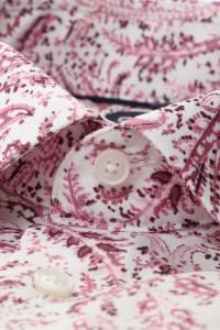 OLYMP Luxor Modern Fit Hemd rot, Bedruckt