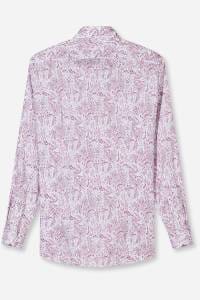 OLYMP Luxor Modern Fit Hemd rot, Bedruckt