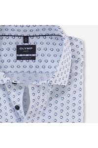 OLYMP Luxor Modern Fit Hemd weiss, Bedruckt