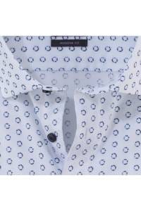 OLYMP Luxor Modern Fit Hemd weiss, Bedruckt