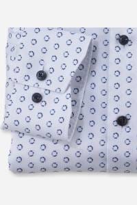OLYMP Luxor Modern Fit Hemd weiss, Bedruckt