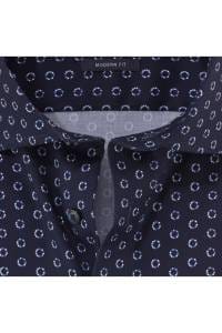 OLYMP Luxor Modern Fit Hemd marine, Bedruckt