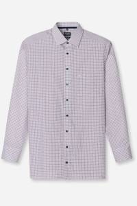 OLYMP Luxor Modern Fit Hemd chianti, Bedruckt