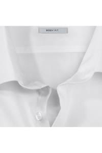 OLYMP Level Five Body Fit Hemd weiss, Einfarbig