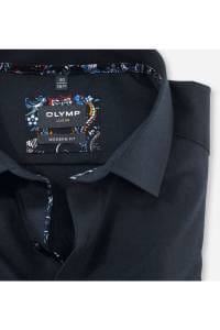 OLYMP Luxor Modern Fit Hemd navy, Einfarbig