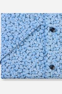 OLYMP Luxor Modern Fit Hemd bleu, Bedruckt