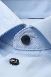 OLYMP Luxor Modern Fit Hemd bleu, Faux-uni