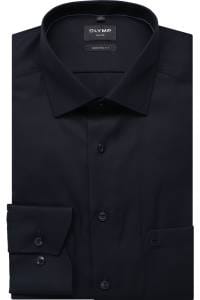 OLYMP Luxor Modern Fit Hemd nachtblau, Faux-uni