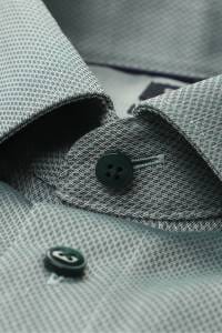 OLYMP Luxor Modern Fit Hemd dunkelgrün, Faux-uni