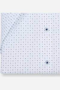 OLYMP Luxor Modern Fit Hemd weiss, Bedruckt