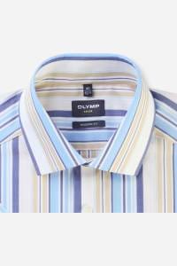 OLYMP Luxor Modern Fit Hemd blau, Gestreift