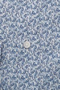 OLYMP Luxor Modern Fit Hemd blau, Bedruckt
