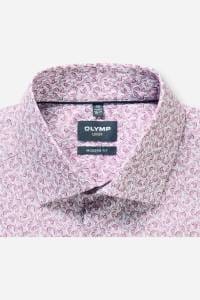 OLYMP Luxor Modern Fit Hemd pink, Bedruckt